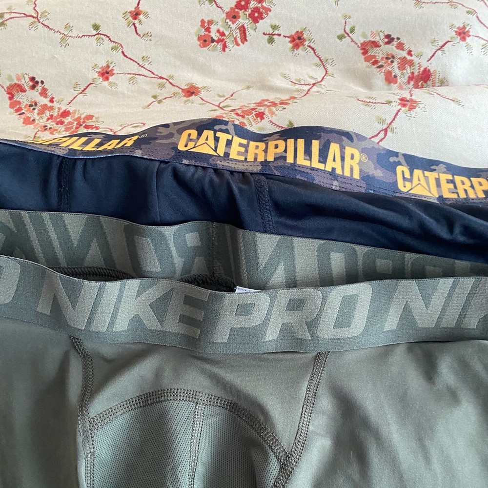 Nike Pro Charcoal Boxer Briefs. 2 pairs. Size XL.